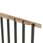 Preview: Handlauf 45x45 mm mit Holzeinsatz Eiche - System x25
